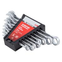 Набор ключей комбинированных, 8 - 19 мм, 8 шт., CrV, матовый хром Matrix