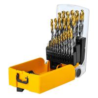 Набор сверл по металлу, 1-13 мм, Р6М5-TiN, Golden Tip, 25 шт  Denzel 723009