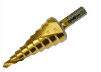 Сверло по металлу ступенчатое HSS для отверстий 4-20мм, 4-6-8-10-12-14-16-18-20мм РемоКолор