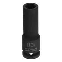 Головка ударная удлиненная шестигранная, 13 мм, 1/2", CrMo  Stels
