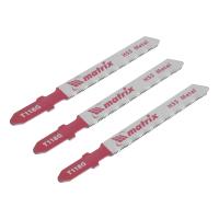 Полотна для электролобзика по металлу, 3 шт. T118G, 50 х 0,8мм, HSS Matrix