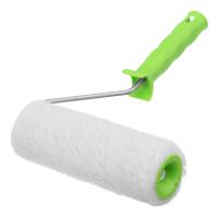 Валик из натурального меха с ручкой, 200 мм, ворс 12 мм, D - 48 мм, D ручки - 6 мм Сибртех