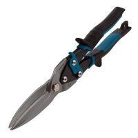 Ножницы по металлу "PIRANHA",270мм,прямой проходной рез,сталь-СrMo,двухкомп.рук-ки  Gross