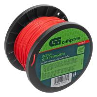 Леска для триммера звезда, на DIN катушке, 2,4 мм х 160 м, Россия Сибртех