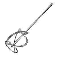 Насадка для миксера, для тяжелых растворов,140 х 590 мм, оцинкованная,хвостовик резьба М14 Сибртех