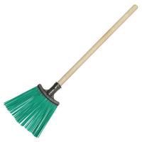 Веник "Зятёк", полипропиленовый, плоский, с деревянным черенком, длина 72см Very
