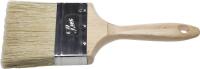 Кисть плоская STAYER "UNIVERSAL-LUX", натуральная щетина, деревянная ручка, 100 мм