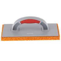 Терка пластмассовая, гидрорезиновое покрытие 18 мм, 270x130 мм, двухкомпонентная ручка Matrix