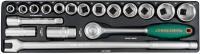 Набор торцевых головок 1/2"DR 11-32 мм Jonnesway S04H419S