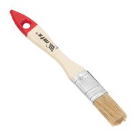 Кисть плоская "Стандарт" 3/4" (20 мм), натуральная щетина, деревянная ручка MTX