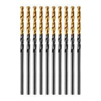 Сверло по металлу, 2 мм, HSS-Tin, Golden Tip, 10 шт. Denzel 717203