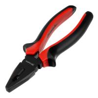 Плоскогубцы Black Nickel, 180 мм, комбинированные, двухкомпонентные рукоятки Matrix