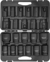 Набор головок торцевых для ручного гайковерта 1"DR, 21-50 мм, 11 предметов Thorvik LSWS11S 52774