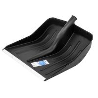 Лопата снеговая, 400 х 420 мм, без черенка, пластмассовая, алюминиевая окантовка Сибртех