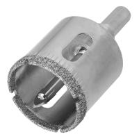 Сверло по керамической плитке и стеклу, 30 х 55 мм, шестигранный хвостовик, с центрующим сверлом Сиб