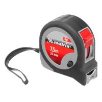 Рулетка Continuous fixation, 7,5 м х 25 мм, двухкомпонентный корпус, плавная фиксация Matrix