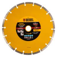 Диск алмазный отрезной сегментный, 230 х 22,2 мм, сухая резка Denzel