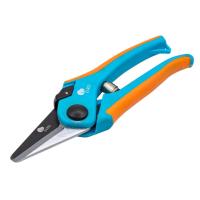 Секатор высокоуглеродистая сталь, цветочный, пластиковые ручки, 205мм Yard