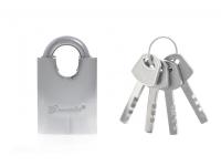 Замок навесной, защищенная дужка 50 мм Matrix