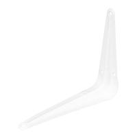 Кронштейн угловой с ребром 100 х 125 мм, белый Сибртех