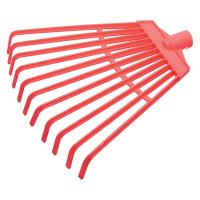 Грабли веерные пластиковые, 240 мм, 11 плоских зубьев, Россия Sparta