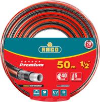 Поливочный армированный 5-ти слойный шланг Raco PREMIUM 1/2"x50м 40300-1/2-50_z01