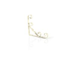 Кронштейн декоративный 150 х 150 мм, белый Сибртех