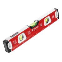 Уровень алюминиевый, магнит., фрезерованный, 3 глазка (1 зеркал.), 400 мм Matrix