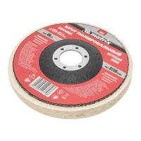 Круг полировальный непрерывный из натурального войлока 125 х 22,2 мм Matrix