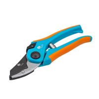 Секатор высокоуглеродистая сталь, с наковальней, пластиковые ручки, 205мм Yard