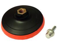 Насадка для дрели и УШМ, под липучку, посадочная гайка М14, 125мм