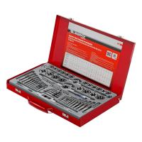 Набор метчиков и плашек М2-М20, 65 шт., метал. кейс Matrix