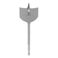 Сверло по дереву перовое, 55 мм 6-гранный хвостовик Matrix