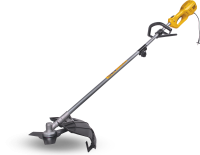 Триммер эл. CHAMPION ET1211А (разъемн.прям. 1200Вт 4,36кг корд 2*2мм 400мм + нож 3*230 P-ручка)