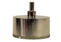 1055-10-7570 Коронка алмазная по керамограниту 75 х 70 мм,3гр. хв., с центрир. cверл. Sturm