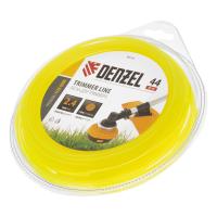 Леска для триммера круглая 2,4 мм х 44 м, блистер FLEX CORD Denzel