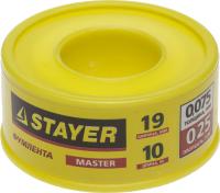 Фумлента STAYER "MASTER", плотность 0,25 г/см3, 0, 075ммх19ммх10м 