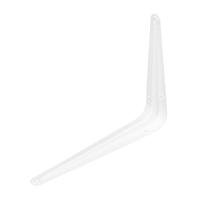 Кронштейн угловой с ребром 150 х 200 мм, белый Сибртех