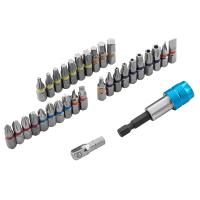 Набор бит, магнитный адаптер, сталь S2, пластиковый кейс, 32 предм. Gross