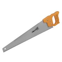 Ножовка по дереву, 500 мм, 7-8 ТРI, каленый зуб, линейка, деревянная рукоятка Sparta