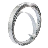 Лента перфорированная монтажная, 2 мм, LM 5см х 10 м, отвер. 4,5–5 мм, цинк, Россия Сибртех