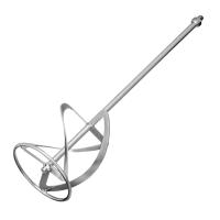 Насадка для миксера, для легких растворов,160 х 590 мм, оцинкованная,хвостовик резьба М14 Сибртех