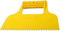Шпатель STAYER, пластмассовый, зубчатый 8х8 мм, 230 мм