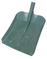 Лопата снегоуборочная маталлическая, порошковая окраска, 390х370 мм Россия