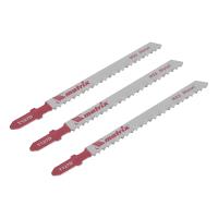 Полотна для электролобзика по металлу, 3 шт. T127D, 75 х 3мм, HSS Matrix