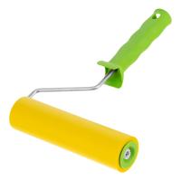 Валик прижимной резиновый с ручкой, 180 мм, D ручки - 6 мм Сибртех