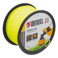 Леска для триммера квадрат, 2,4мм х 175м, на DIN катушке FLEX CORD// Denzel