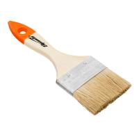 Кисть плоская Slimline 2,5" (63 мм), натуральная щетина, деревянная ручка Sparta