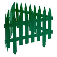 Забор декоративный "Рейка" 28 х 300 см, зеленый, Россия Palisad