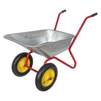 Тачка садовая двухколесная, грузоподъемность 110кг, объем 80л Yard